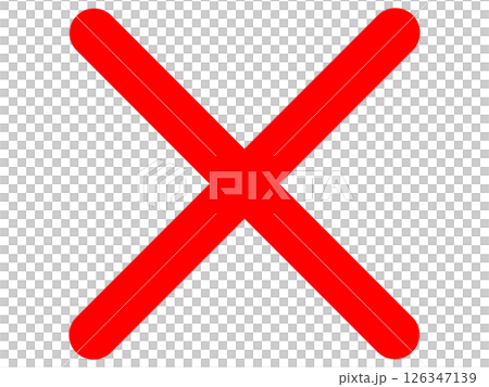 Red cross mark 126347139