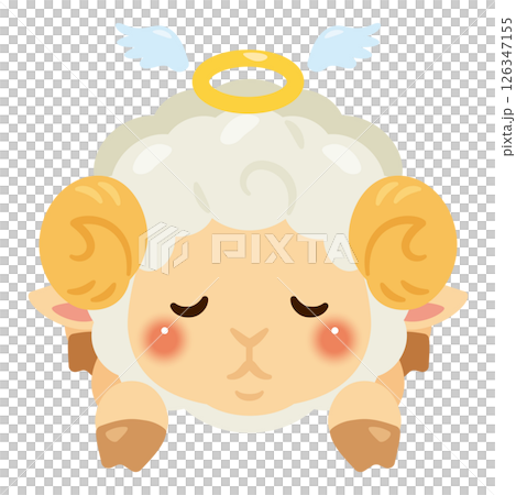 Illustration of a dead sheep 126347155