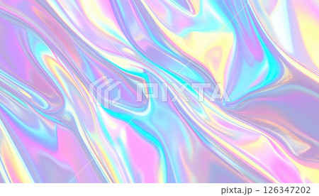 《AI画像》レインボーフィルムの背景素材 126347202