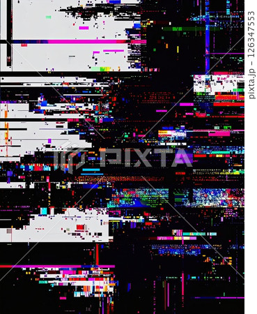 《AI画像》ノイズイメージの背景素材 126347553