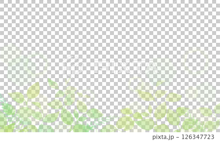 葉と光の水彩風イラスト 葉と光の水彩風イラスト 126347723