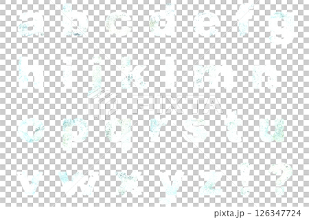 字母 1 小寫缺口白牆紋理 126347724