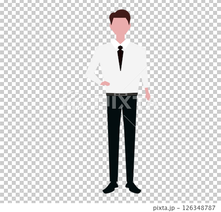 Businessman male with hands on hips 126348787