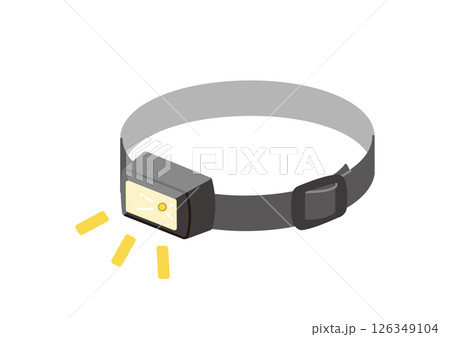 点灯しているヘッドライトのイラスト 点灯しているヘッドライトのイラスト 126349104