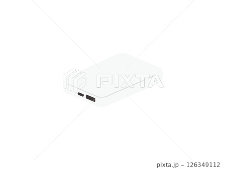 モバイルバッテリーのイラスト 126349112