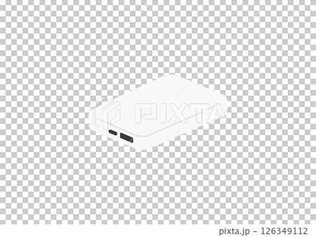 モバイルバッテリーのイラスト 126349112