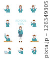 女子中学生のポーズ集 126349305