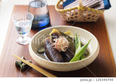 茄子の煮浸し 126349749