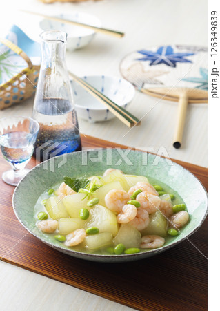 冬瓜のエビあんかけ 冬瓜のエビあんかけ 126349839