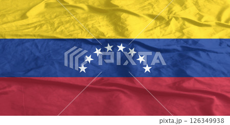 Venezuela Flag Wind Waving Close Up Venezuela Flag Wind Waving Close Up 126349938