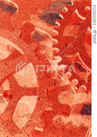 Abstract golden shiny clockwork background Abstract golden shiny clockwork background 126350153