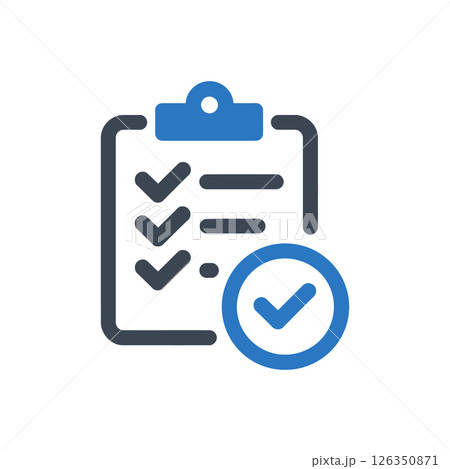 Task Approval Checklist Icon 126350871