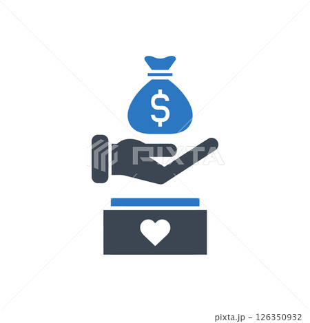 Charitable Giving Box Iconのイラスト素材 [126350932] - PIXTA