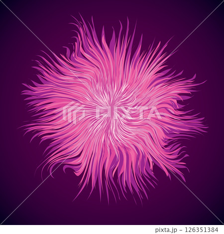 Abstract background. Explosion. Vector drawing 126351384