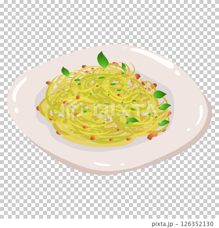 Illustration of delicious fried noodles Illustration of delicious fried noodles 126352130
