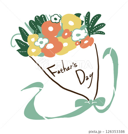 父の日_花束 126353386
