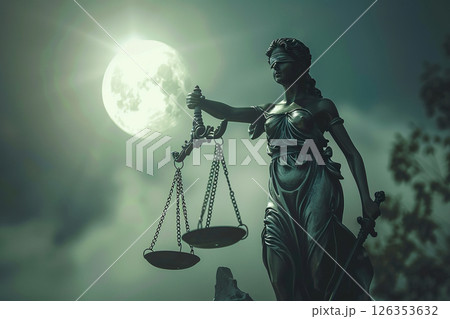 Abstract composition with concept of Libra zodiac sign symbol Abstract composition with concept of Libra zodiac sign symbol 126353632