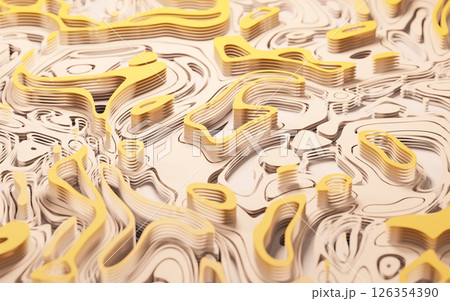 立体 3次元 3D 126354390