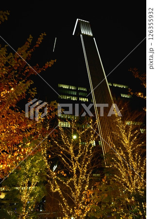 横浜みなとみらい大通りのイルミネーション 横浜みなとみらい大通りのイルミネーション 126355932