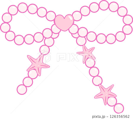 Pearl Bow Shell Girly Summer Bow Doodle Hand Drawn Pearl Bow Shell Girly Summer Bow Doodle Hand Drawn 126356562