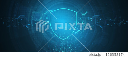 Abstract high technology and science background 126358174