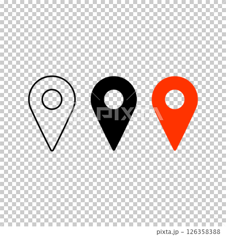 map icon set map icon set 126358388