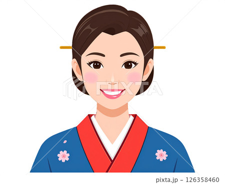 着物を着た女性 126358460