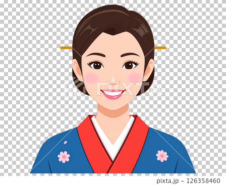 着物を着た女性 126358460