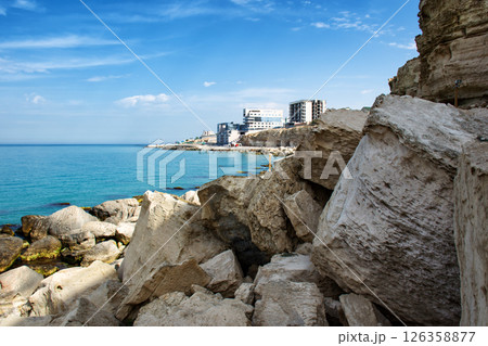 Hotel by the sea. 126358877