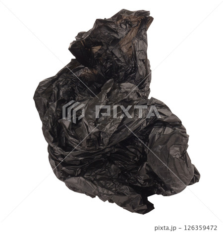 Garbage bag isolated on white background ball Garbage bag isolated on white background ball 126359472
