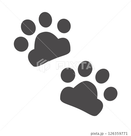 猫の肉球イラスト 126359771