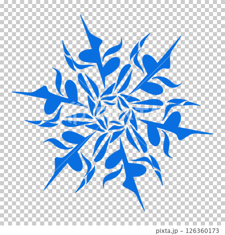 Blue color ethnic mandala patern design illustration. Perfect for logos, icons, stickers, tattoos, design elements for websites, advertisements and more. 126360173