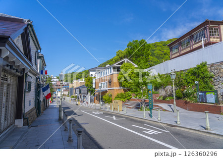 神戸北野異人館街 北野通り 神戸北野異人館街 北野通り 126360296