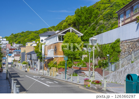 神戸北野異人館街 北野通り 神戸北野異人館街 北野通り 126360297
