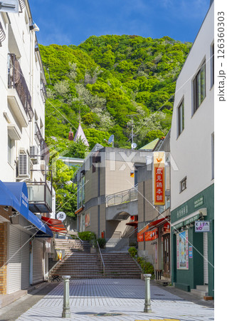 神戸北野異人館街 トーマス坂 神戸北野異人館街 トーマス坂 126360303