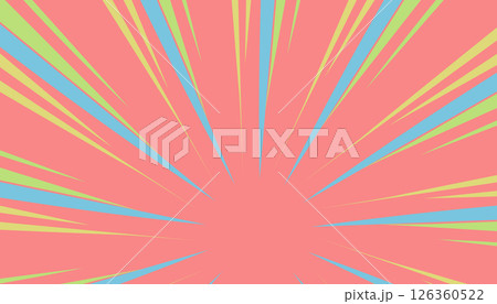 Retro comic background illustration. Perfect for comic design, background, website, wallpaper, greeting card, invitation card, banner 126360522