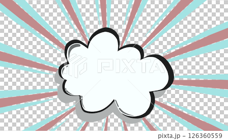 Retro comic background illustration. Perfect for comic design, background, website, wallpaper, greeting card, invitation card, banner 126360559