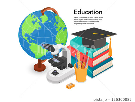 Education learning school design stock illustration Education learning school design stock illustration 126360883