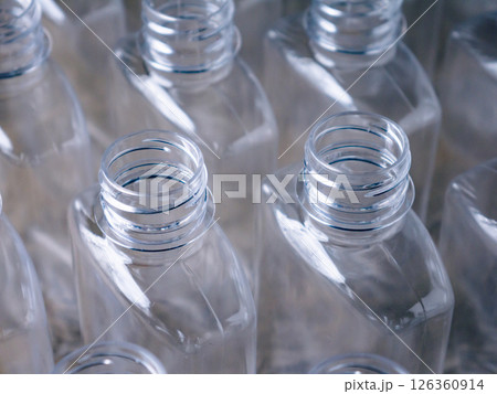 Plastic Bottle Packaging for Beverage Manufacturing. Plastic Bottle Packaging for Beverage Manufacturing. 126360914