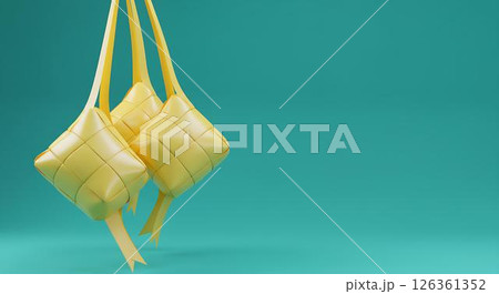 Ketupat Lebaran Festive Eid alFitr Treats 126361352