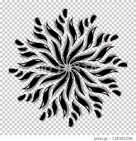 Black tribal mandala element illustration design. Perfect for tattoos, icons, background elements and wallpapers, stickers Black tribal mandala element illustration design. Perfect for tattoos, icons, background elements and wallpapers, stickers 126362290