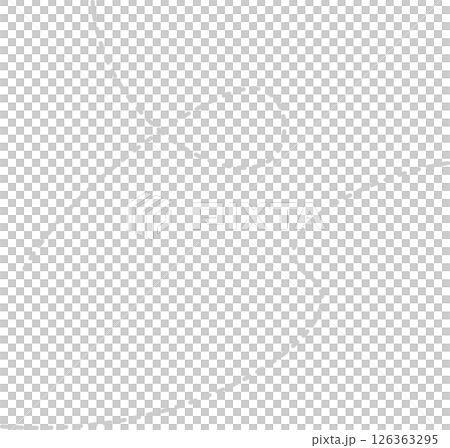 グレーの流れるドットライン背景イラスト 126363295