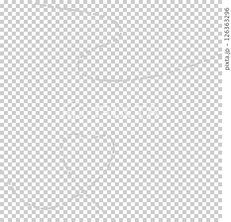 グレーの流れるハート入りドットライン背景イラスト 126363296