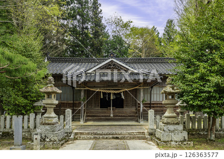 美甘　出雲街道美甘宿　美甘神社　岡山県真庭市 126363577