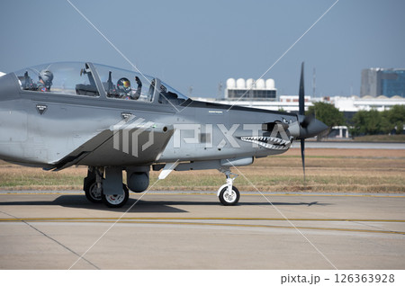 Fighter planes are taking off 126363928