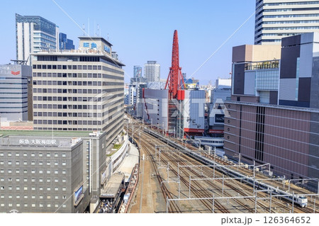 大阪駅付近を走る683系サンダーバード 大阪駅付近を走る683系サンダーバード 126364652