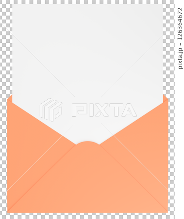 3D illustration_Letter set_Orange 3D illustration_Letter set_Orange 126364672