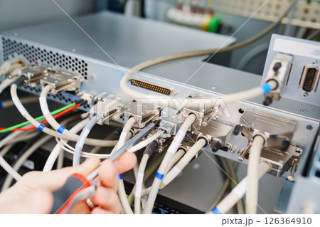 installation and start-up of cabinet with electrical equipment of the Angiograph 126364910