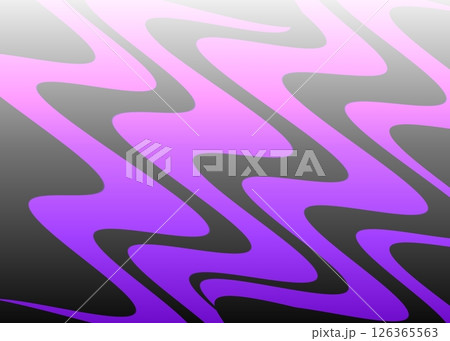 モダンな波模様の背景素材〈紫〉 126365563