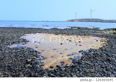 台湾・澎湖の奎壁山摩西分海 台湾・澎湖の奎壁山摩西分海 126365645